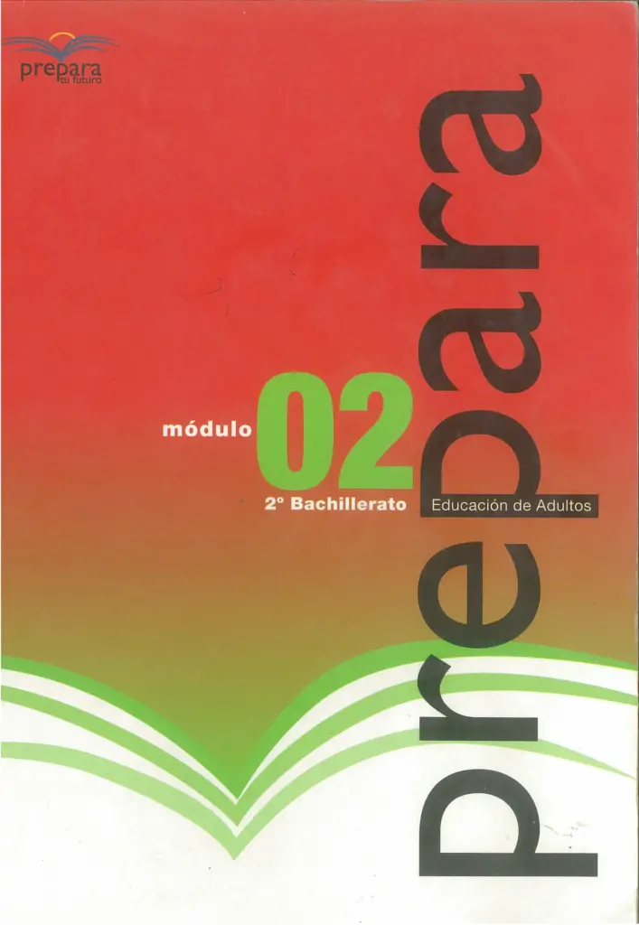 Módulo 2 - 2° Bachillerato (Prepara) PDF 2 Portada del Módulo 2 de 2do de Bachillerato del programa Prepara del MINERD